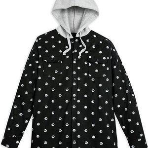 Nightmare Before Christmas flannel hoodie NWT